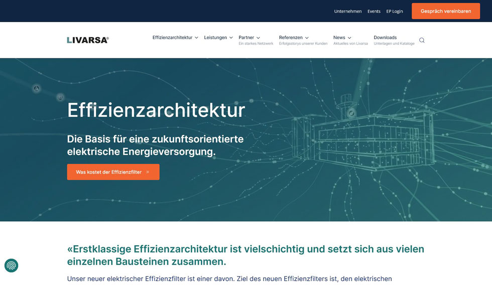 Website LIVARSA GmbH